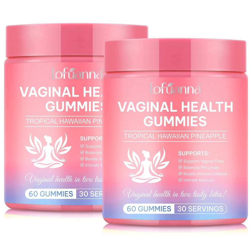 Feminine Probiotics Gummies for Women - Supports pH Balance, Gut Health & Immune System with Slippery Elm, Prebiotics & Lactobacillus Blend, Hawaiian Pineapple Flavor, Gluten-Free, 60 Gummies (2)