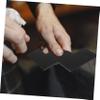 LALADEFIEE Reusable Hairline Shape up Card for Personal Grooming and Barber Shops, Black Plastic Hairline Shaping Tool Precision Measurement and Versatile Use for Professional Barbers view 4