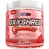 EHP Labs OxyShred Gummies - Pre Workout Gummies & Energy Chews with Caffeine (100mg) and L-Carnitine - Metabolism Support, All Natural Energy Boost - Strawberry Flavour - 40 Serves. view 1