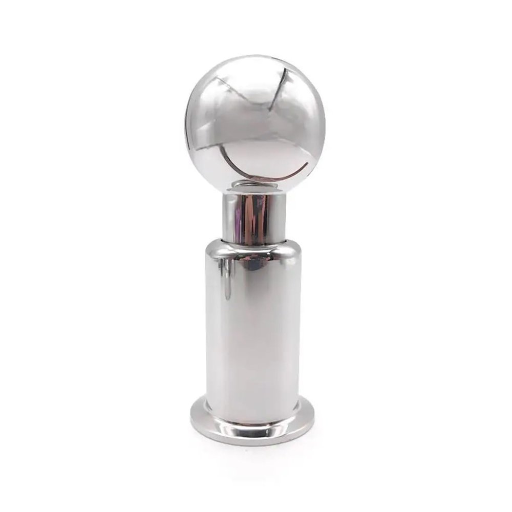 2" Rotary Spray Ball CIP Tank Cleaner 360 Rotating Cleaning Head SS304 Tri Clamp Connection