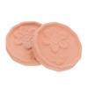 HOODANCOS 2pcs Terracotta Brown Sugar Keeper Discs Food-safe Natural Red Clay Moisture Keeper for Pantry Cookie Jar Reusable Humidifier for Softening Dried Fruits Marshmallows and Baked view 1