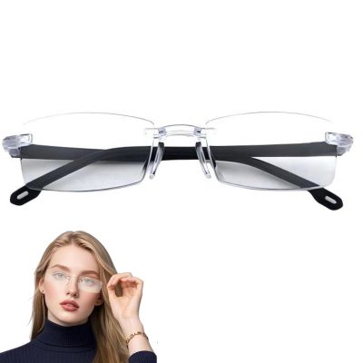 REINREUDE 1PCS Progressive Multifocal Glasses,Intelligent Zoom Anti Blue Light Presbyopia Reading Glasses,Smart Glasses,Varifocal Reading Glasses for Men&Women,Auto Focus Glasses Self Adjusting