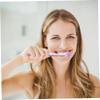 3 Sided Toothbrush 4Pcs Soft Bristle Surround Adult Toothbrush with Tongue Cleaner Multi-Angle Effective Cleaning, Random Color. view 2