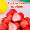 DAMAICHUHAI Dried Strawberries,Freeze Strawberries, Fruit,The Whole Freeze-Dried Strawberry has a Rich Fruity Aroma in Every Bite,202g/7oz. view 3