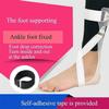 DFGHNBVC Foot Drop Orthosis, Drop Foot Orthosis Straightener Adjustable Straps Foot Drop For Injury Recovery Joint Pain And More Breathable Ankle Brace Support Protection,Bl view 4