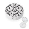 fkgvwo Contact Lens Case Black White Tai Chi Contact Lens Box Travel Kit Portable for Travel & Home view 1