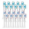 20/50PCS PCS Replacement Brush Heads, Compatible for XIAOMI, T300/T500/T700 Deep Cleaning Soft Bristle Electric Toothbrush Nozzles(20WhiteBluePink) view 2
