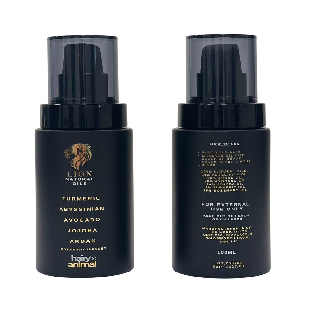 Lions Natural Oils - 100% Natural Oils - Hair Growth