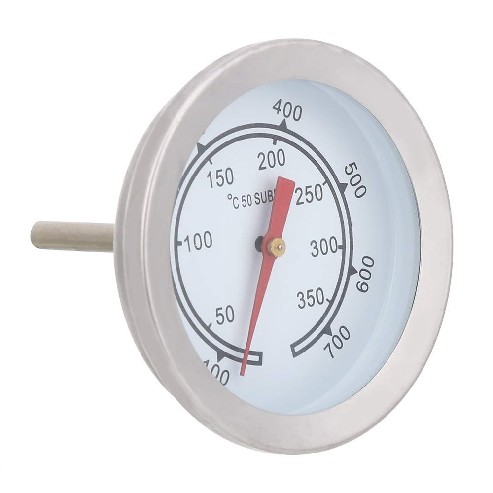 Cocoarm BBQ Thermometer, Stainless Steel, Accurate Temperature for Grill or Oven, Easy to Install and Use, Suitable for Any BBQ