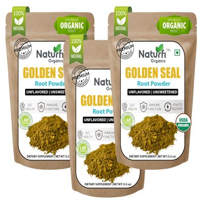 Goldenseal Powder - 10.5 oz, 300 Servings *3rd Party Tested* Pure Natural Goldenseal Root Powder Supplement