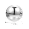 Abaodam Metal Hand Fitness Balls 50mm Set of 2 Hollow Baoding Massage Rolling Balls for Hand Exercise Stress Relief and Physical Therapy in Health Care view 2