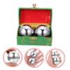 Abaodam Metal Hand Fitness Balls 50mm Set of 2 Hollow Baoding Massage Rolling Balls for Hand Exercise Stress Relief and Physical Therapy in Health Care view 4
