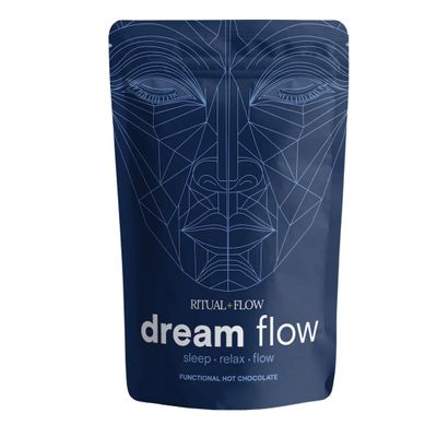 R&F Dream Flow Chocolate Magnesium for Sleep | 234g Cacao Sleep Powder with Magnesium Bisglycinate, Glycine & Chamomile | L-Glycine & Mag Glycinate Powder Sleep Supplement | 30 Servings
