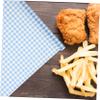 Didiseaon Reusable Blue Food Wrapper Paper Roll Non-stick and Oilproof Sandwich Wrap Paper for Kitchen and Food Preservation view 3