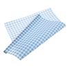 ibasenice Beeswax Food Wrap Roll Blue Checkered Reusable Food Wrap Sheets Natural Wax Coating and Sandwich Packing for Freshness Preservation view 1