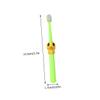 Abaodam 4pcs Cartoon Toothbrush for Ages Soft Bristle Teeth Cleaning Brushes with Adorable Gentle Oral Care for Young Yellow Pink Green Blue view 2