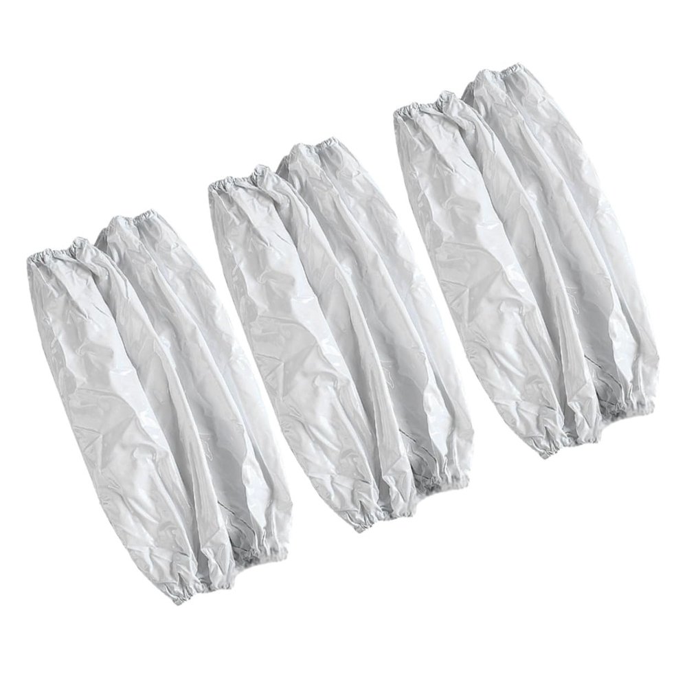Alipis 3 Pairs White Pvc Oversleeve Oilproof Arm Sleeves Lightweight Protective Sleeve Covers for Kitchen and Cleaning Use Suitable for Women and Men