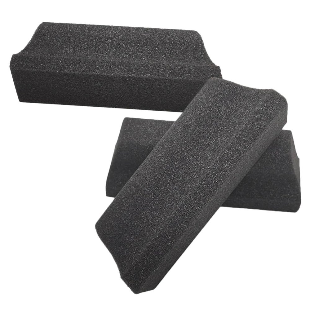 ABOOFAN 3pcs Beard Hair Sponge for Men Grooming Kit Hard Sponge Beard Hair Catcher for Sink Cleanup and Easy Use