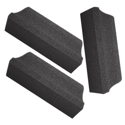 VICASKY Beard Trimming Catcher 3Pcs Hard Sponge Beard Hair Sponges for Cleaning Sink Residue Non-Irritating MenS Grooming Tool
