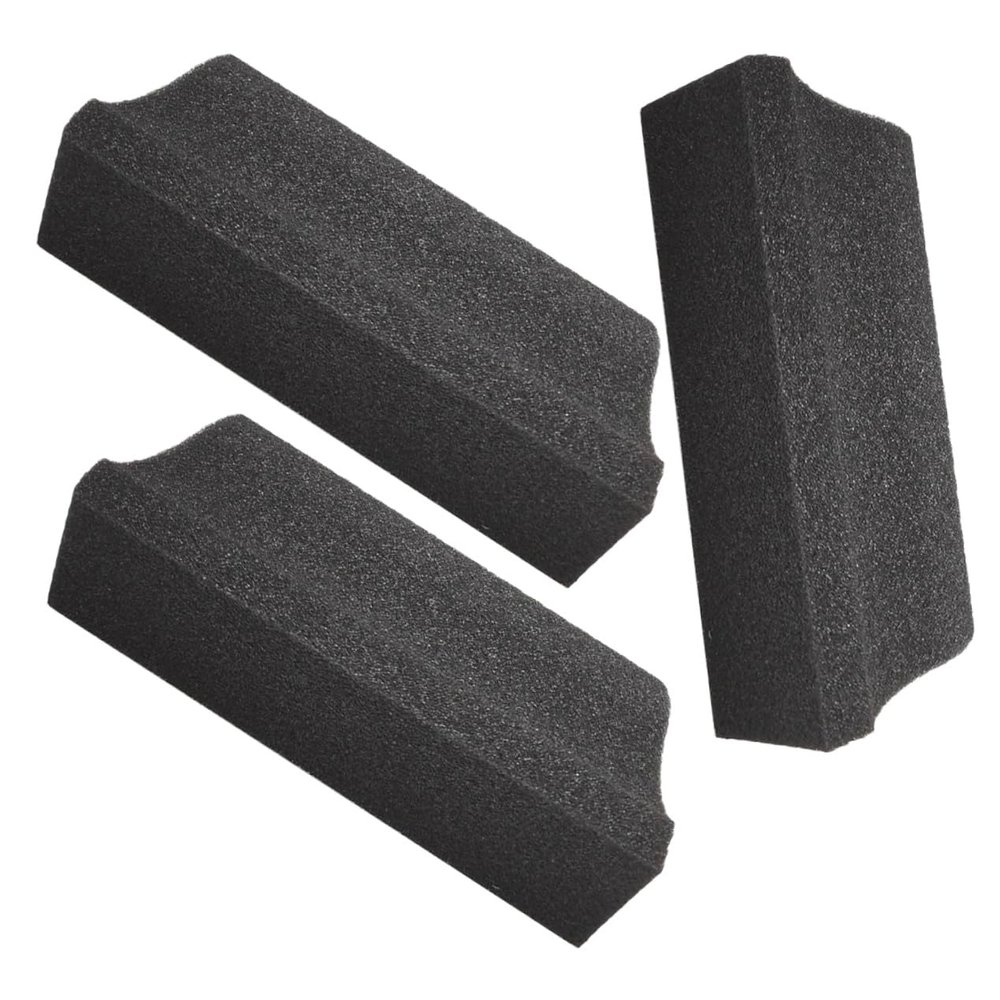 VICASKY Beard Trimming Catcher 3Pcs Hard Sponge Beard Hair Sponges for Cleaning Sink Residue Non-Irritating MenS Grooming Tool