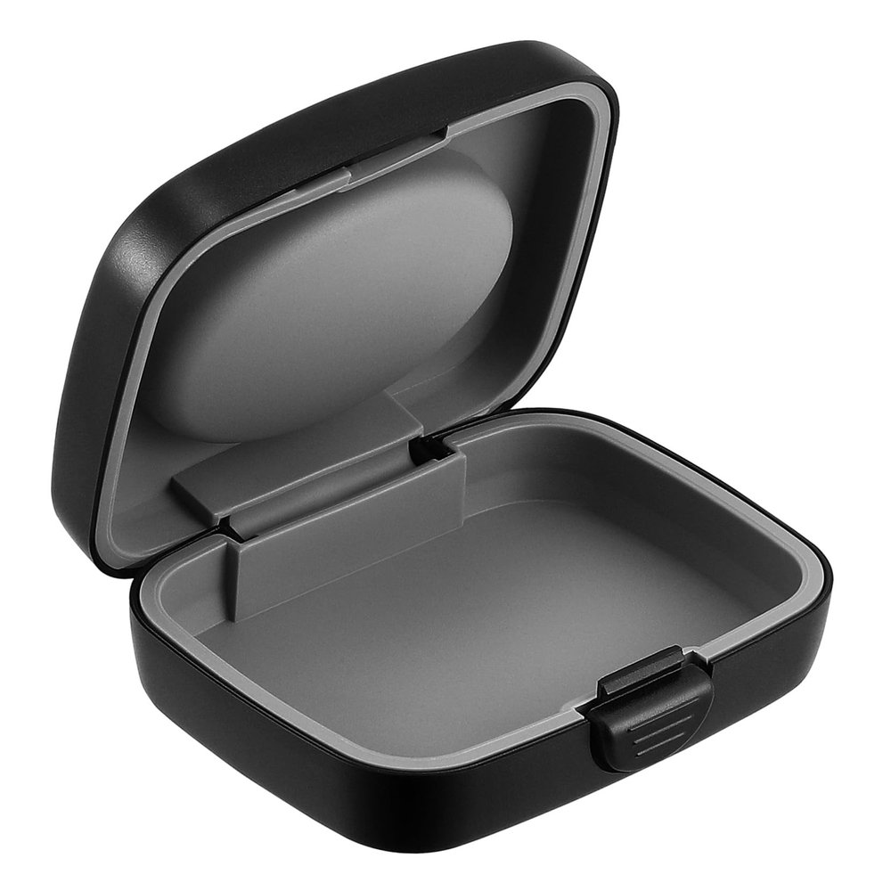 YARNOW Hearing Aid Storage Box Portable Hard Case for Outdoor Use Shockproof Protection for Small Hearing Aid