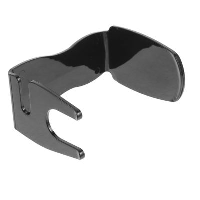 ABOOFAN Shaving Brush Display Stand Black Plastic Holder for Men's Grooming Tools and Compact Bathroom Storage