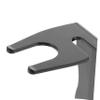 ABOOFAN Shaving Brush Display Stand Black Plastic Holder for Men's Grooming Tools and Compact Bathroom Storage view 2