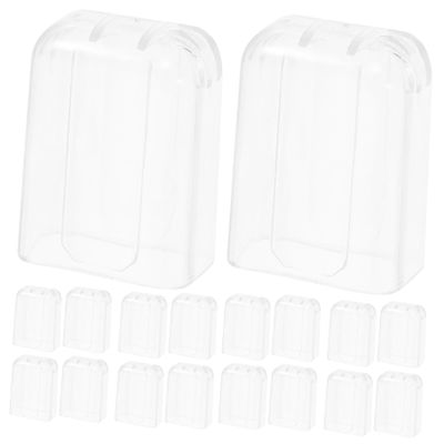 ABOOFAN Toothbrush Cap Electric Toothbrush Dust Covers 20Pcs Pc Material Easy to Remove for Travel and Home Use