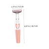 BIUDECO Rechargeable Electric Hair Trimmer for Women with Simple Operation, Abs Material Body Hair Designed for Personal and Professional Use on Legs and Underarms view 2
