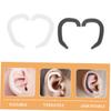HOODANCOS 12pairs Protruding Ear Support Masks Ear Protectors Silicone Mask Hooks for Accessories Extension Buckle Invisible Support for Face view 2