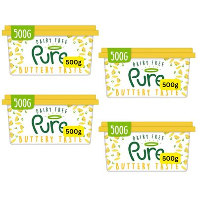 Dairy Free Buttery Spread 4x500G Pure (4x500g)