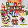 24 Days Countdown Christmas Box: 24Pcs Handmade Crochet Vegetables/Fruits/Animals with Positive Quotes,Emotional Support Advent Calendar 2025,Christmas Gifts,Countdown Gift Boxes,Gift for her view 2
