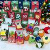 24 Days Countdown Christmas Box: 24Pcs Handmade Crochet Vegetables/Fruits/Animals with Positive Quotes,Emotional Support Advent Calendar 2025,Christmas Gifts,Countdown Gift Boxes,Gift for her view 4