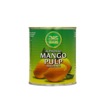 Heera's Alphonso Mango Pulp 850G Mango Puree Drink Refreshing Drink Product Of India Pack Of 1