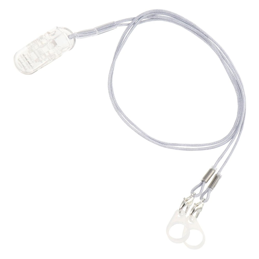 VILLFUL Anti-lost Hearing Aid Clip with Abs Nylon Lanyard Bte Protector Fixation Cord for Seniors and Portable Drop-resistant Strap with Carry Case Easy to Attach and Adjust