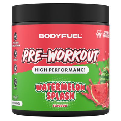 Applied Nutrition BodyFuel Pre Workout Powder - Energy & Physical Performance with Citrulline, Creatine, Beta Alanine (320g - 40 Servings) (Watermelon Splash)