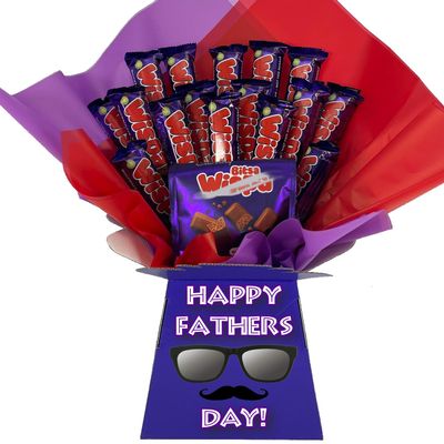 Fathers Day chocolate bouquet hamper gift box (Compatible with WISPA)