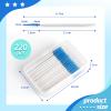 220 Pieces Interdental Brush,Silicone Dual-Use Dental Floss Sticks,Toothpicks Tooth Flossing Head Oral Dental Hygiene Brush,Teeth Cleaner Dental Floss Stick Tooth Cleaning Tool view 2