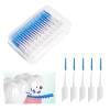 200 PCS Dual-Use Silicone Interdental Brushes Disposable Dental Floss Picks Toothpick Cleaning Tool for Braces Between Teeth Oral Effective Teeth Cleaning view 1