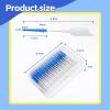 200 PCS Dual-Use Silicone Interdental Brushes Disposable Dental Floss Picks Toothpick Cleaning Tool for Braces Between Teeth Oral Effective Teeth Cleaning view 2