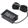 Qcwwy Aquarium Digital Thermometer, Lightweight Plastic Lcd Display, Accurate Temperature Gauge For Fish Tank -50 To 110 Digital Thermometer