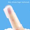 Silicone Finger Toothbrush Soft Rubber Infant Toothbrush Gentle Teeth Cleaning Massage Brush For Baby Oral Hygiene Food Grade Silicone Clear 55MM 1 Piece view 4