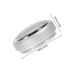 ABOOFAN Replacement Head for Men Stainless Steel Shaving Head Replacement with Easy to Install Ergonomic Design Lightweight for Special Occasions view 2