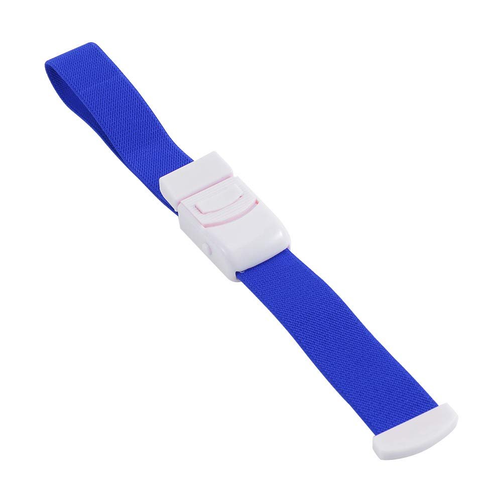 Outdoor Latex Wire Emergency Tourniquet, Elastic Bandage Buckle Quick Release Torniquete(Blue)