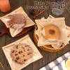 100PCS Bakery Bags with Window, 7.1 x 7.5 IN Individual Cookie Bags with Seal, Brown Cookie Packaging, Heat Sealable & Grease Resistant Paper Pastry Bags for Baked Goods Bagel Donut Sandwich Bread view 4