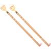 2Pcs Back Scratcher Smooth Manual Wooden Back Scratcher for Itch Relief Handheld Practical Long Handle Scratchers for Adults Elderly Men Women, Decor view 1