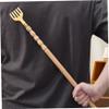 2Pcs Back Scratcher Smooth Manual Wooden Back Scratcher for Itch Relief Handheld Practical Long Handle Scratchers for Adults Elderly Men Women, Decor view 2
