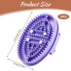 2Pcs Meridian Brush Flexible Comfort Massage Brush with Non Slip Handle & Magnets Relaxation Full Body Massager, Decor view 4