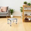 NESTINGHO Stainless Steel Shower Foot Stool with Anti-Slip Surface for Bathroom Use, Safe and Sturdy Kid Step Stool Suitable for Home and Bathtub, Compact Size for Easy Handling view 3