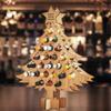 Novelty Wine-Rack Xmas Tree 24 Days-Countdown-Calendar Wine-Bottle Stand view 2